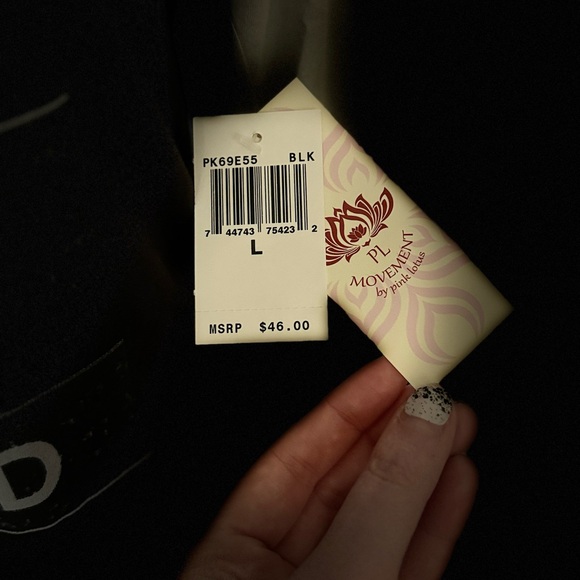 Ladies Shirt, Size: Large Brand: PL Movement by Pink Lotus, NEW WITH TAGS - Picture 6 of 7